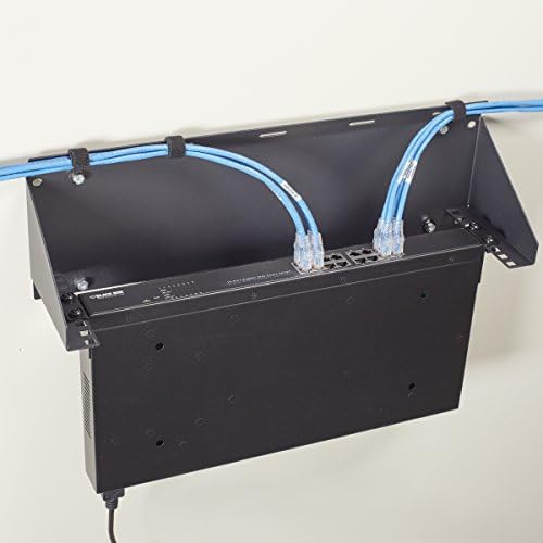 Монтиране на Стена Black Box 3U Flushmount Капацитет от 100 паунда