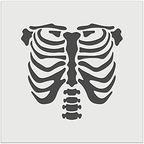 Костите на Скелета на Човешката Гръдния кош Призрачен Хелоуин монтаж на стена Бисквитки направи си САМ Съдове за многократна