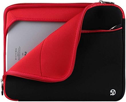 Мек Предпазен калъф за лаптоп Black Red 12 11,6 инча за Acer Aspire Chromebook, Spin, TravelMate с диагонал от 11,6 до