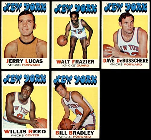 1971-72 Топпс Ню Йорк Никс Команден сет Ню Йорк Никс (сет) EX/MOUNT Никс