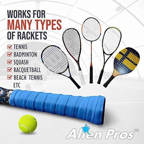 Лента за захващане на тенис ракети ALIEN ПЛЮСОВЕ (6 дръжки) – Предварително нарязани и лека на допир тенис