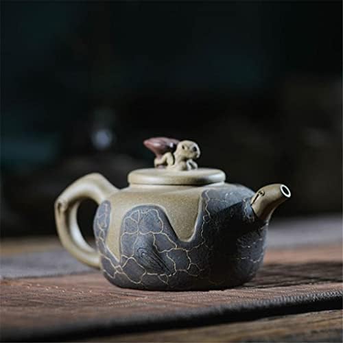 CCBUY Керамичен чайник под формата на приятен малък от животински кунг-фу, творчески кана за чайна церемония,