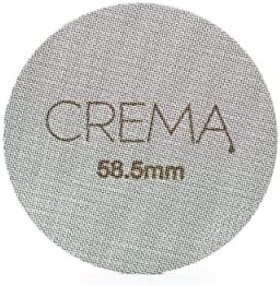 Кафе изделия Crema | Сито с шайба 58,5 мм | дебелина 1,7 mm | Оптимизирайте процеса на экстрагирования | Балансиран разход на вода | 58,5 мм