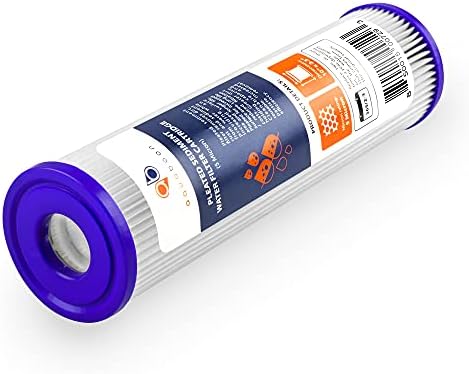 Патрон за филтър за вода Aquaboon 6 в опаковка с намоткой на 5 Микрона | Универсален 10-инчов Касети за цялата къща и Патрон