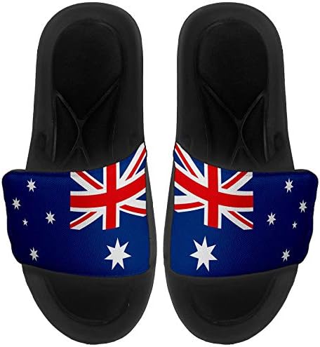 Най-добрите сандали ExpressItBest с мека подплата /Джапанки за мъже, Жени и младежи - на знамето на Австралия