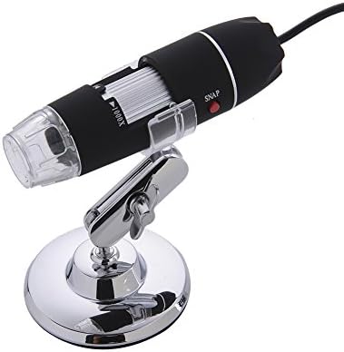 Ендоскоп Rongon с 40-1000-кратно увеличение, дигитален микроскоп USB 2.0 с 8 светодиода, мини-камера с OTG адаптер и метална