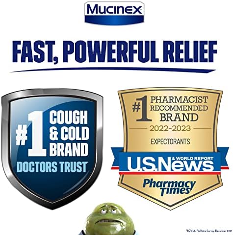 Лек за кашлицата и отхрачващо, хапчета Mucinex DM 12 Hr Relief, 20 карата, 600 мг Гвайфенезина, 30 mg декстрометорфан HBr,