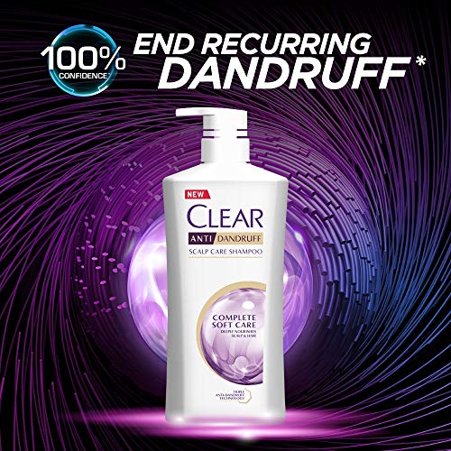 Clear шампоан против пърхот Complete Soft Care Shampoo 480 мл - Помага да се запълни протеинови съставки, подхранва