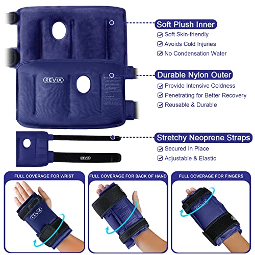 REVIX Приключи с лед за китките (1 опаковка) и пакет с лед, при травми многократна употреба Гел за облекчаване на болки в долната част на гърба, за Многократна употреба ?