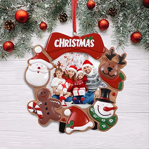 Toyvian Коледна Украса За Рамки за картини, Весела Коледна рамка за снимка От Смола, Зимни Декорации, Семейни Бижута