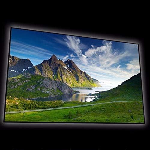 Прожекционен екран с фиксирани панела формат IULJH 2.35: 1 4K с тънка рамка и екран Cinema Grey Frame (размер: 120 см)
