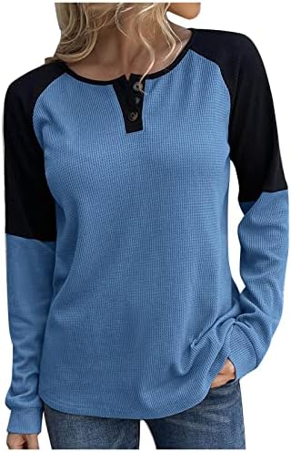 Дамски Трикотажни Ризи, Блузи, Модерен Пуловер С Копчета и кръгло деколте, Трикотажный Пуловер С Дълъг Ръкав, Блуза,