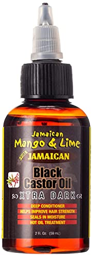 Ямайское Рициново масло, Черен на цвят, с манго и Вар Extra Dark 2 ет. Унция