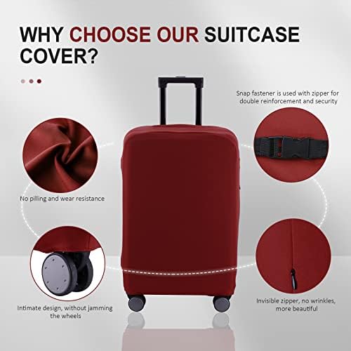 Калъф за багаж RainVillage, устойчив на надраскване, подходящ за куфара с диагонал 19-31 инча, куфар в комплекта не е включена