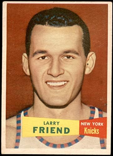 1957 Topps 47 Лари Френд Ню Йорк Никс (баскетболно карта) VG/БИВШ играч на Никс от Калифорнийския университет в Бъркли