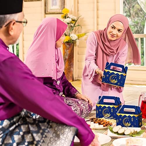 TaoBary 24 Опаковане на Кутия за предложения на Рамадан, кутии за подаръци на парти в чест на празника Курбан-Байрам, Хартиени