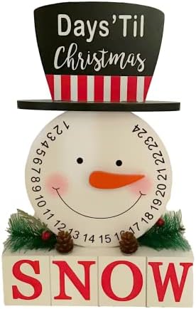 Адвент-Календар, Обратно Броене до Коледа Декорации, Декорация на Дървени Плотове (Дядо Коледа)