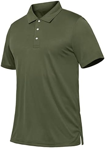 Мъжки Летни Ризи Поло CRYSULLY С Къс Ръкав, Тактически Военен Пуловер Копчета, Тениска