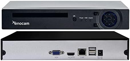 Xenocam 9-Канален Мрежови Видеорекордер с компресия H. 265 NVR за 9-канална 5MP / 4MP / 3MP / 1080P / 960P IP камери Приложение