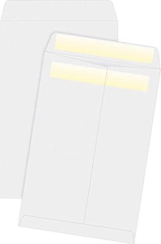 Печат на пликове за каталози, бели, 6 x 9, 28 килограма, 04647-10 пликове