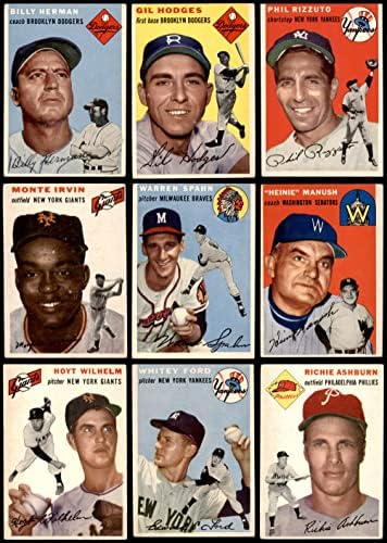Бейзболен комплект Topps 1954 г. съобщение (Baseball Set) VG/EX