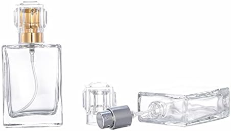 Ysljsm 2 Опаковката Флакони за парфюми от прозрачно Стъкло с обем 30 мл за многократна употреба Флакон-спрей за Духове,
