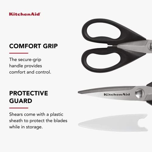 Универсални ножици KitchenAid с Защитен калъф, Един Размер, Черен