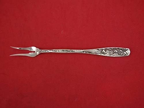 Вилица за маслини от сребро Pomona by Towle 6 1/8 , старинни прибори от сребро с множество мотиви