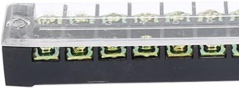 IIVVERR 10шт 600 25A Двухрядные 12-позиционен Затворени Спирални клеммные баража блокове TB2512 (10 броя 600 25 А) с