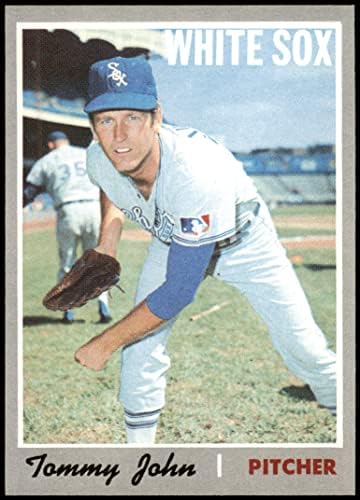 1970 Топпс 180 Томи Джон Чикаго Уайт Сокс (бейзболна картичка) NM/MT White Sox