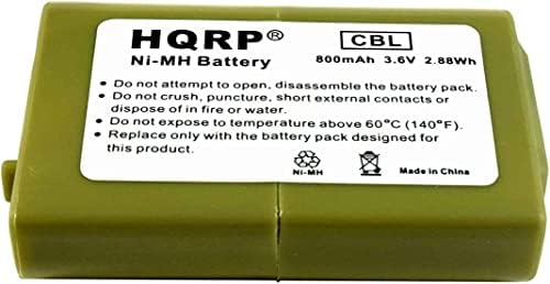Акумулаторна батерия за безжичен телефон HQRP с 4 батерии, съвместим с Panasonic HHR-P103/HHRP103, HHR-P103A/HHRP103A, вид