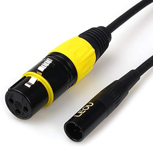 Аудио кабел за микрофон конектор Mini XLR за Blackmagic Pocket 4K Camera Видео Assist 4K (6,6 (фута))