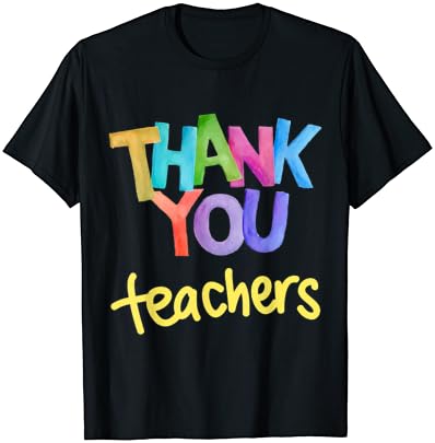 Выпускная Тениска с Благодарност учител Благодаря
