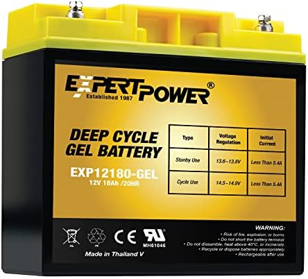 Гел Батерия Дълбоко цикъл eXpertPower 12V 18AH