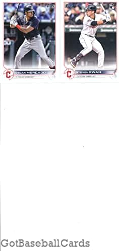 2022 Topps са Актуализирали набор от карти бейзболен отбор Cleveland Guardians от 14 карти: Аарон Сивале (US49),
