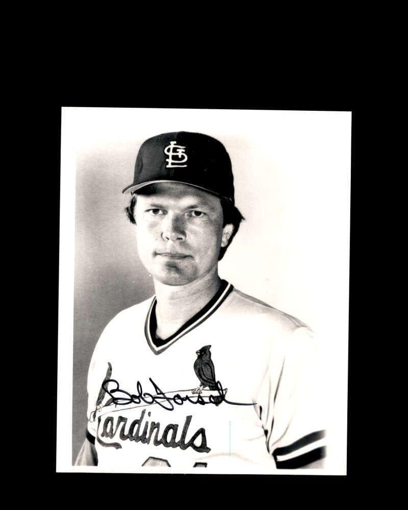 Боб Форш, PSA / ДНК, Подписано 5x7 Снимка с Автограф от Кардиналите - Снимки на MLB с автограф