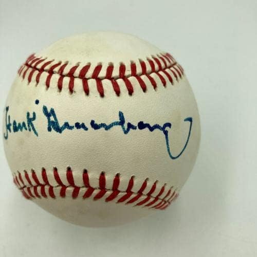 Красив Сингъл Ханк Гринберга С Автограф от Официален Представител на Американската лига бейзбол JSA COA - Бейзболни Топки С Автографи