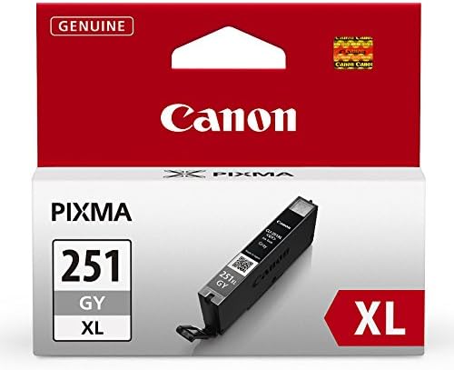 Canon CLI-251XL Сив Съвместима с принтери iP8720, MG6320, MG7120, MG7520 и CLI-251XL BK е Съвместима със следните принтери