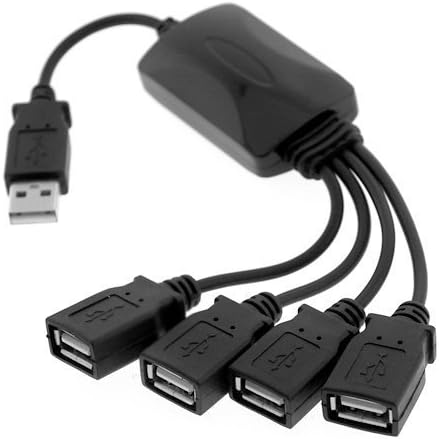 Спецификацията за USB-адаптер Октопод Hub с 4 порта 1.1 2.0 Черен [Електроника]
