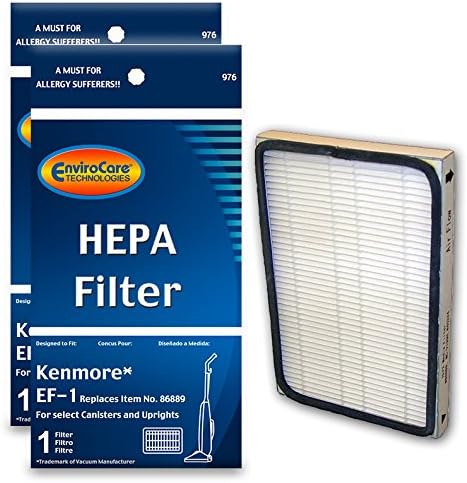 Сменяеми Вакуум Филтри EnviroCare HEPA За прахосмукачки Kenmore EF-1 Progressive 2 Филтъра