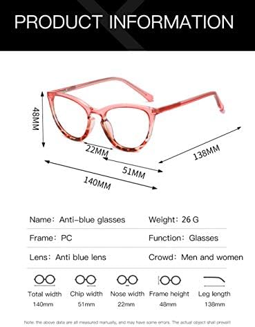Модерни Сини Светозащитные Очила за жени, Котешко Око, Очила за екрана на компютъра, Антибликовые Очила за