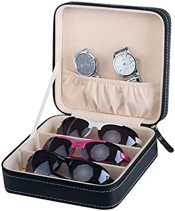 UXZDX Преносима Кутия За Слънчеви Очила, Изкуствена Кожа, Пътна Кутия За Съхранение на Бижута, на Окото, на Малък Калъф За Очила,