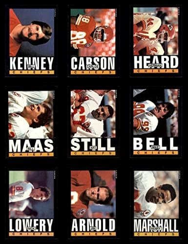 1985 Topps Kansas City Chiefs Почти пълен набор от команди Kansas City Chiefs (Комплект) NM / MT Chiefs