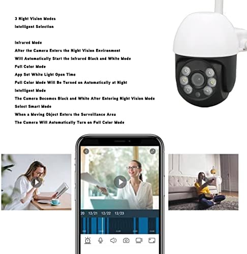 Камера за наблюдение VINGVO Топка, Безжична Линия за свързване на Видео IP65 с Дистанционно Възпроизвеждане на