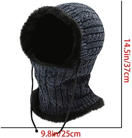 Студена Грозовая Капачка за Защита От Сняг Дебела Шапка Цвят на Ухото Плюшени Шапки бейзболна шапка с Капак
