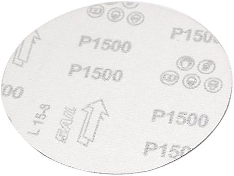 Абразивни кръгове и дискове Aexit Диаметър 6 инча Абразивен диск за Шлайфане шкурка с флокированием 1500 Песъчинки,