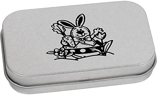 Метална Лидице кутия за канцеларски материали Azeeda Вылупившийся Великден бъни на панти /Кутия за съхранение (TT00194293)
