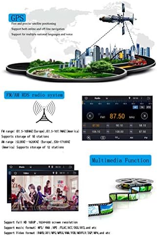 XISEDO Android 8.1.0 в тире 8 Автомобилна Стерео Авторадио 4-Ядрен Главното устройство за Сателитна навигация