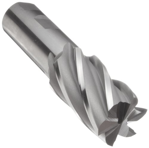 Торцевая fresa Melin Tool CC от кобальтовой стомана с Квадратни чучур, Джолан Weldon, Без покритие (Блестяща) Повърхност,