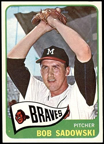 1965 Topps # 156 Боб Садовски Милуоки Брейвз (Бейзболна картичка) Ню Йорк / MT Braves